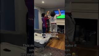 My Brother’s Friends Didn’t Invite Him To Watch Real Madrid And This Happened shorts funnyvideo [upl. by Fates506]