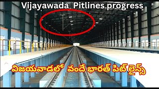 Pitline Progress at Vijayawada Junction amp Vijayawada  Kazipet thirdline Works [upl. by Meesaw]