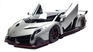 118 AUTOart Signature Lamborghini Veneno Grey  Diecast Hobby [upl. by Thad998]