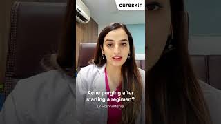 4 easy tips to handle skin acne purging  Dr Roshni Mishra  Cureskin [upl. by Suhpoelc]