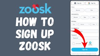 How to Sign Up to Zoosk Account 2024  Register Zoosk Account [upl. by Lyrradal]