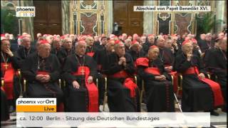 Abschied von Papst Benedikt XVI  VOR ORT vom 28022013 [upl. by Elsie]