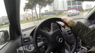 Mercedes c180 drift tryMP4 [upl. by Gery131]