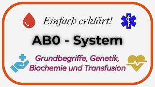 Blutgruppen Das AB0  ABO  System  Einfach erklärt [upl. by Bael]