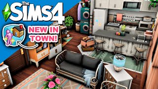 quotNew in Townquot Scenario Apartment  The Sims 4 Apartment Speed Build 910 Medina Studios [upl. by Phonsa]