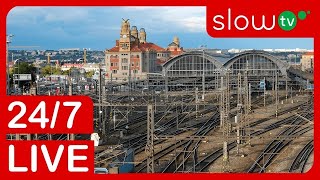 🔴 4K LIVE Trainspotting on Prague Main Station  247 LIVE [upl. by Mortensen]