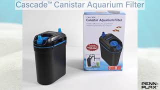 PennPlax Cascade Canistar HangOn Canister Aquarium Filter  CCFH3 [upl. by Notniuq156]