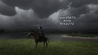 Xeon X5670 RTX 2070 Red Dead Redemption 2 [upl. by Shelli]