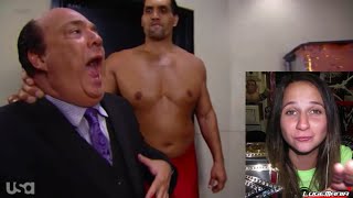 WWE Raw 91514 Backstage Khali and Paul Heyman Live Commentary [upl. by Gaile]