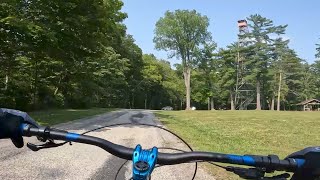 mtb OBannon Woods FIRE TOWER Trail Roots n Rocks flow [upl. by Burdett]