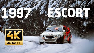 Random Remasters Snow Test of 1997 Ford Escort World Rally Car [upl. by Orpah]