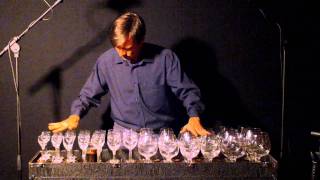 The Blue Danube Waltz on glass harp [upl. by Ecahc]