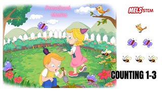 Counting 123  MELS Preschool Maths  Counting to 10 part 1 Mathematics for preschooler [upl. by Osmond141]