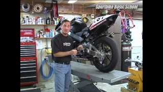 Motorcycle Sportbike track day quotBike setup amp Tech prepquot [upl. by Eedna]