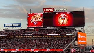 Lions  49ers NFC CHAMPIONSHIP 2024  Halftime Show JOURNEY 🎤 [upl. by Eylk]