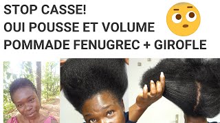 FENUGRECCOMMENT FAIRE UNE POMMADE ET UN MASQUE CAPILLAIRE POUSSE ET VOLUME GARANTIS [upl. by Kellie]