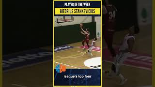 Giedrius Stankevicius Player of the Week  Lithuania NKL  Round 10 [upl. by Luy56]