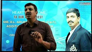 Blooms Academy presents  RL Arun Prasad IRS emotional speech on career life and civils [upl. by Yeslek]