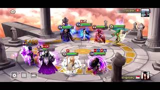 Summoners war RTA  Manannan one shots Leona  Gurkha  Light Monkey Qitian Dasheng [upl. by Tychon]