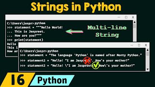 Strings in Python [upl. by Chemosh294]