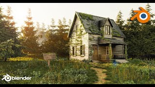 How to Create House In Blender 40  Tutorial [upl. by Dorsy479]