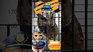 Detective Bibib the Owl part 3 🕵️‍♂️❤️ funnyanimals funnyvideo funny funnypets cute animals [upl. by Amaleta]