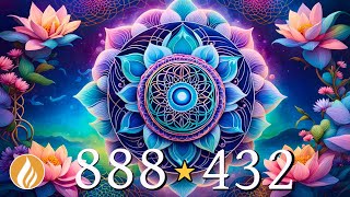 Quantum Manifestation 432 Hz ⭐ 888 Hz High Vibrational Frequency for Abundance [upl. by Odnomra]