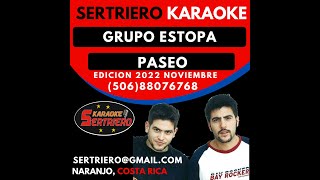 PASEO  ESTOPA DEMO SERTRIERO KARAOKE [upl. by Scharaga208]