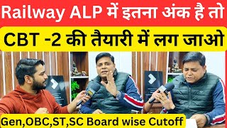 Railway alp exam Cutoff category wise board wise देख लो Navinkumarsingh [upl. by Harper838]