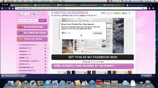 How to Decorate Your Facebook Profile With Christmas Decorations  Facebook Tips amp Tricks [upl. by Gnolb344]