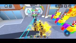 THE NEW GOLD FUTURE LARGE CLOCKMAN CLOCK FACTORY GAMEPLAY  Roblox Toilet Tower Defense [upl. by Aneliram]