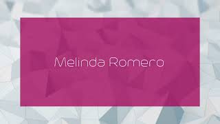 Melinda Romero  appearance [upl. by Anahsed]