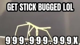 Get stick bugged lol meme speed 999x [upl. by Ahtekal18]