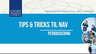 Periodisering i Microsoft Dynamics NAV [upl. by Leunamne]