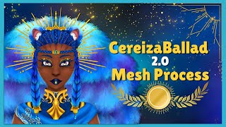 CereizaBallad 20 Model  Art Mesh Timelapse [upl. by Lovmilla]