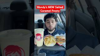 Wendy’s NEW Salted Caramel Frosty wendys foodreview [upl. by Ardnuasal]