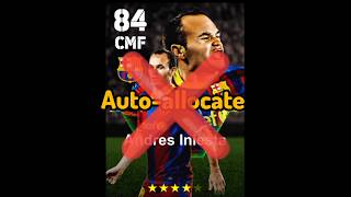 Andres Iniesta best level training eFootball 2024 efootball pes pesmobile ytshorts pes2024 [upl. by Borg]