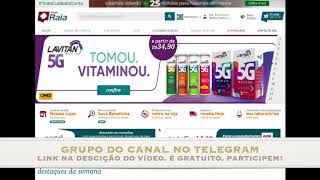 CUPOM DE DESCONTO DROGA RAIA  COMPRAS NA FARMÁCIA DROGARAIA COM DESCONTO [upl. by Happy]