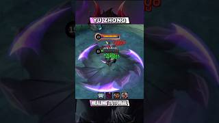 YU ZHONG HEALING TUTORIAL AND BUILD mlbb shorts yuzhong [upl. by Rodenhouse328]