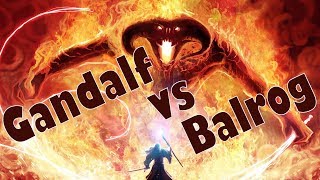 Gandalf vs Balrog  Batalla Completa Audio Latino 1080p [upl. by Audrye]