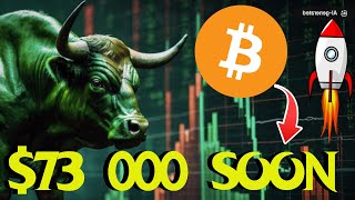 Bitcoin Price To 73 000 SOON  ULTRA BULLISH WEEK DONT FADE Bitcoin Price Prediction amp News 2024 [upl. by Jobie]