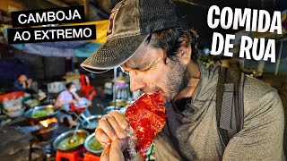 Provando 40 COMIDAS DE RUA no Camboja 🇰🇭 Documentário Completo [upl. by Bortz732]