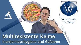 Multiresistente Keime MRSA VRE Die Gefahr durch Antibiotikaresistenz amp Krankenhausinfektionen [upl. by Lidah]