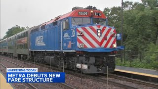 New Metra fare structure takes effect [upl. by Ahsian]