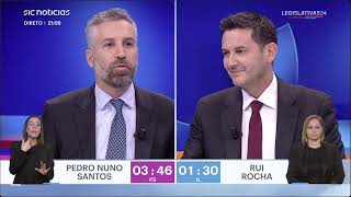 Debate 5 Fev Pedro Nuno Santos PS contra Rui Rocha IL  Eleições Legislativas 2024 [upl. by Bogey905]