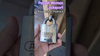 Abus Rock 83 Padlock  Lock Explore locksport [upl. by Zaremski]