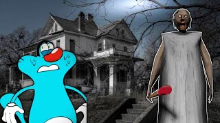 Oggy Horror Game  Oggy And The Cockroaches  Oggy Cartoon  Oggy Movie  Granny Horror Gameplay [upl. by Anitselec]