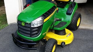 John Deere D105 Front Bumper Review Lawn Tractor [upl. by Bryon594]