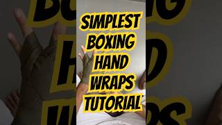 How to wrap your hands for boxing under 1 min with this Simple Technique [upl. by Trauts]