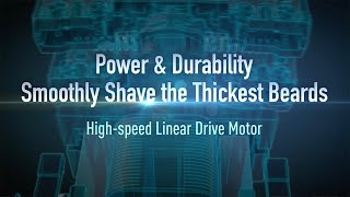 Linear Motor for Powerful Fast Shaving [upl. by Rehpotsyrhc]